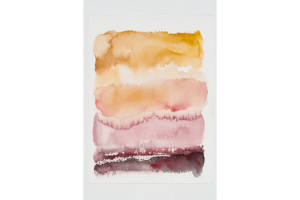 Transported X, Watercolour on Fabriano Artistico, 5.5x7.5 in.